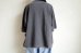 画像9: renewces       "front switching embroidery T-sh"・shadow×monotone NOTHING