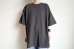 画像7: renewces       "different lengths for front&back T-sh"・off black