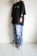 画像11: renewces       "docking T-sh in different sizes"・black×lime green