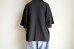 画像9: renewces       "front switching embroidery T-sh"・black×tricolr NOTHING