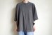 画像7: renewces       "front switching embroidery T-sh"・shadow×monotone MATTERS
