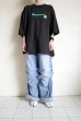 画像10: renewces       "docking T-sh in different sizes"・black×lime green