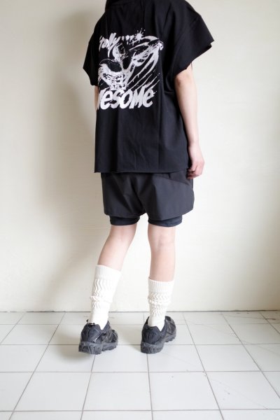 画像12: Y,IWO       30%OFF"Totally Awesome"cap sleeve・teal×black