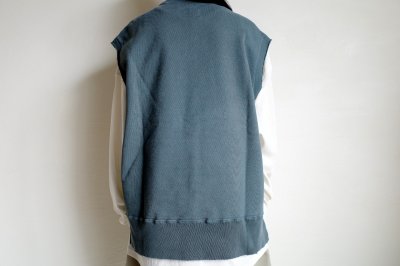 画像10: NEXUSVII.       DAMAGED CREW VEST・FADE GREEN