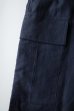 画像4: FOLL       ramie oxford baggy shorts・navy