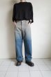 画像13: FOLL       gradation bleach&dyed wardrobe jeans・gray blue