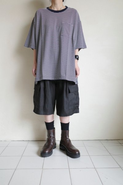 画像6: FOLL       wardrobe border tee・navy