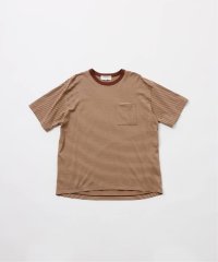 FOLL       wardrobe border tee・brown