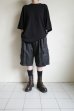 画像10: FOLL       ramie oxford baggy shorts・black