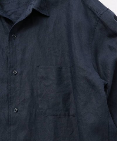画像2: FOLL       ramie oxford authentic daily shirt・navy