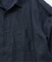画像2: FOLL       ramie oxford authentic daily shirt・navy (2)