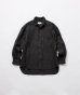 画像1: FOLL       ramie oxford authentic daily shirt・black (1)