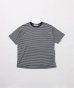 画像1: FOLL       wardrobe border tee・navy (1)