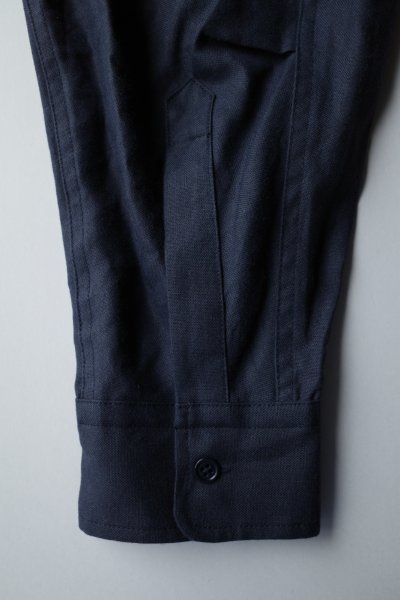 画像5: FOLL       ramie oxford authentic daily shirt・navy