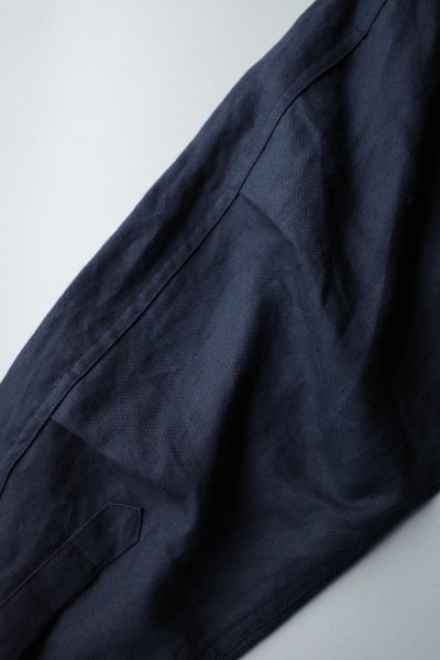 画像7: FOLL       ramie oxford authentic daily shirt・navy