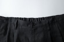 他の写真1: FOLL       ramie oxford baggy shorts・black