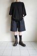 画像10: FOLL       summer wool wardrobe baggy shorts・black