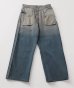 画像3: FOLL       gradation bleach&dyed wardrobe jeans・gray blue