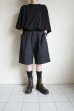 画像6: FOLL       summer wool wardrobe baggy shorts・black