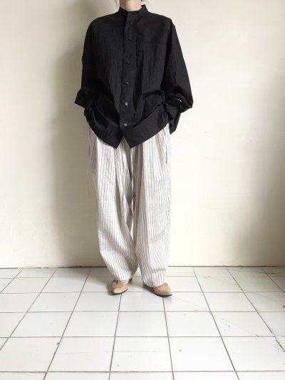 画像14: tactor        big gathered line shirt