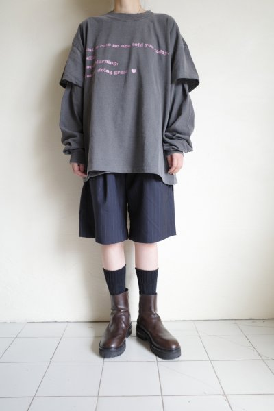 画像14: renewces       "3way Layered T-sh"・just in case