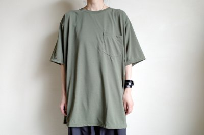 画像9:  GARBAGE      POCKET TEE (BIG PEACE)・OLIVE