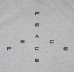 画像2:  GARBAGE      POCKET TEE (BIG PEACE)・ASH GREY (2)