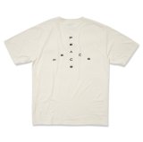  GARBAGE      POCKET TEE (BIG PEACE)・O.WHITE