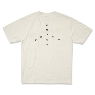 画像1:  GARBAGE      POCKET TEE (BIG PEACE)・O.WHITE