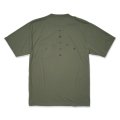  GARBAGE      POCKET TEE (BIG PEACE)・OLIVE