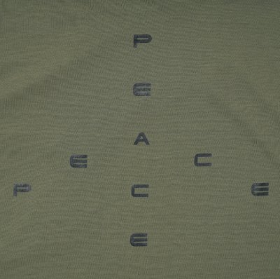 画像2:  GARBAGE      POCKET TEE (BIG PEACE)・OLIVE