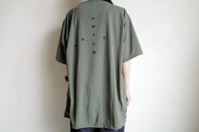 画像11:  GARBAGE      POCKET TEE (BIG PEACE)・OLIVE