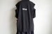 画像7: renewces       "inside-out shoulder slits T"・black ×monotone