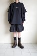 画像15: renewces       "3way Layered L/S POLO T-sh"・black×black