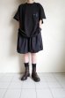 画像13: renewces       "large armholes oversized T-sh"・black renewces2