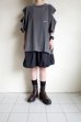 画像9: renewces       "inside-out shoulder slits T"・shadow×monotone