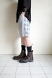 画像6: renewces       "sweat×checked shorts"