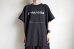 画像6: renewces       "large armholes oversized T-sh"・black renewces1
