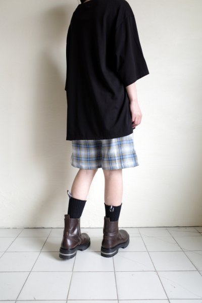 画像11: renewces       "sweat×checked shorts"