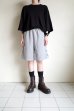 画像12: renewces       "sweat×checked shorts"