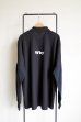画像3: renewces       "3way Layered L/S POLO T-sh"・black×black