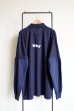 画像4: renewces       "3way Layered L/S POLO T-sh"・navy×navy