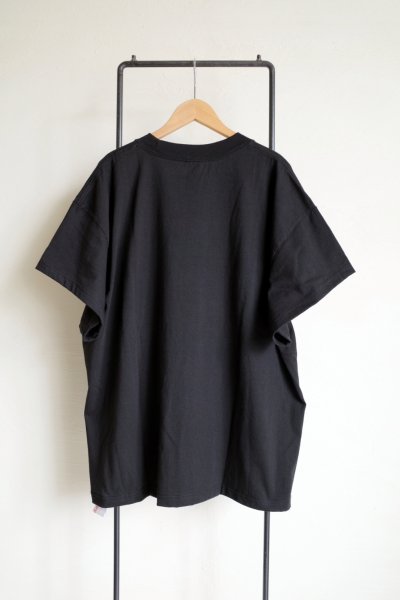 画像2: renewces       "large armholes oversized T-sh"・black renewces1