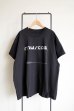 画像1: renewces       "large armholes oversized T-sh"・black renewces1 (1)