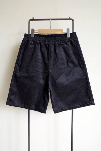 画像1: renewces       "combi shorts of different materials"・wide-wale corduroy