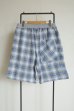 画像2: renewces       "sweat×checked shorts" (2)
