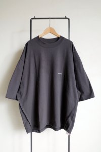 renewces       "drop shoulder oversized T"・offblack