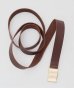 画像1: FOLL       first class basic belt・brown (1)