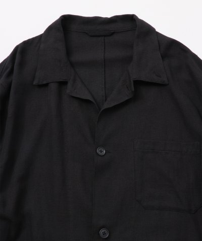 画像2: FOLL       khadi cotton pyjama jacket・dark navy