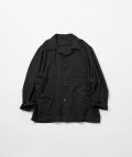 FOLL       khadi cotton pyjama jacket・dark navy